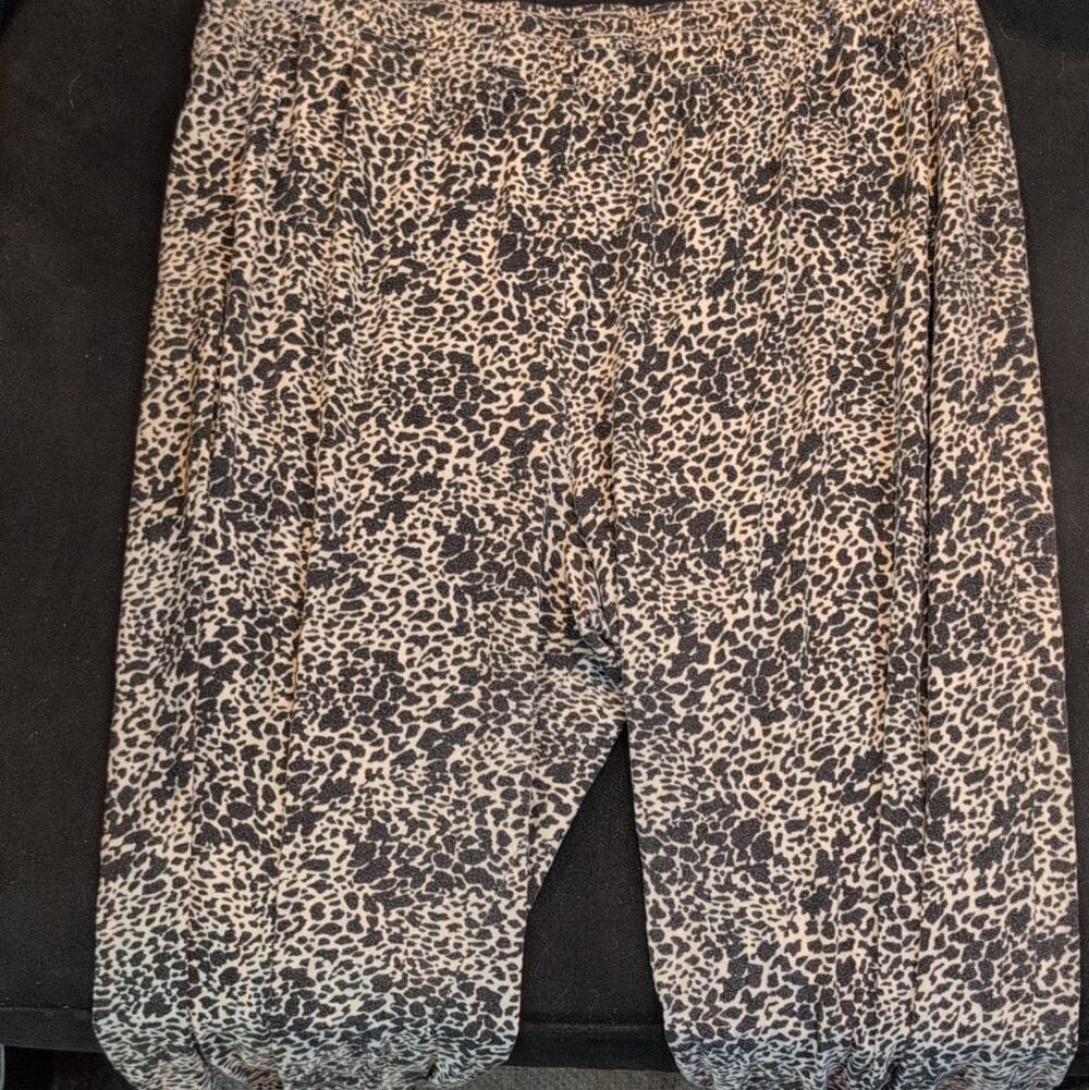 cuddlduds Performance High Rise Leopard Ankle Leggings Women’s XXL Stretch